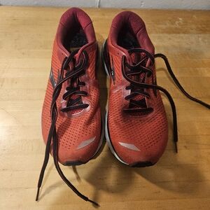 Brooks Adrenaline GTS 20 Men's Size 8 D (Medium) Running Shoes Red Black